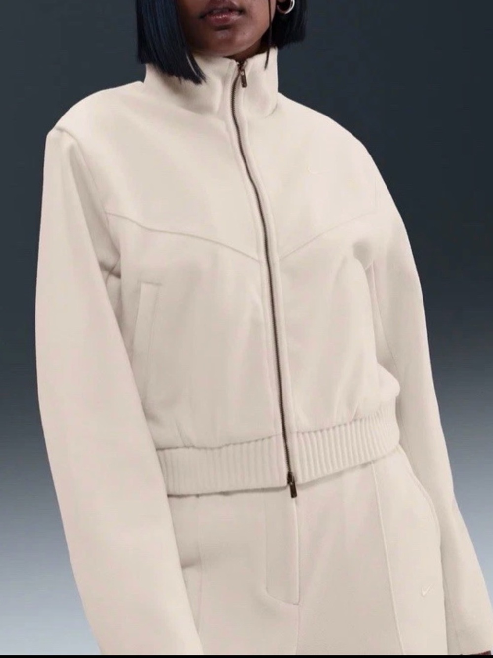 Nike Sportswear Tailored Windrunner Jacket Women’s XL Sail Hv5143-110 NEW
